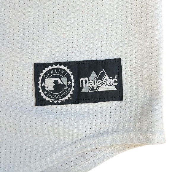 Majestic Authentic New York Yankees Blank White Silver Jersey Made in USA 2X XXL - Picture 7 of 11